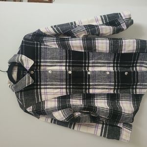 Forever 21 Black & White Plaid Shacket!